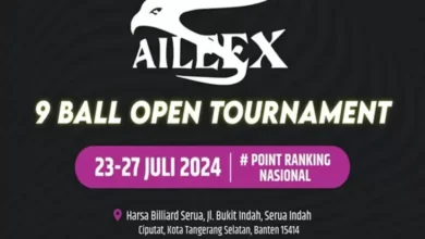 Hasil Aileex 9 Ball Open Tournament 2024: Comeback, Maman Mantra Memenangkan Lawan Agus Dragon Fighter