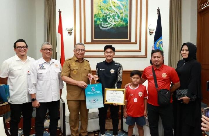 Muhammad Kafiatur Rizky Dapat Apresiasi dari Pemkot Tangerang Selatan pasca Bawa Timnas Indonesia U-19 Juarai Piala AFF