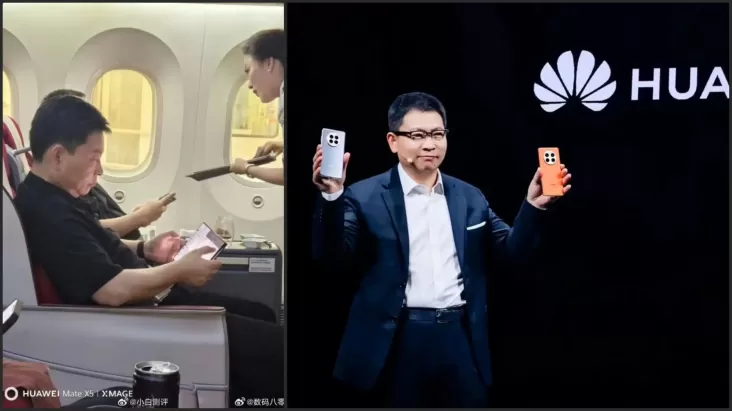 Bos Huawei Richard Yu Pamer HP dengan Tiga Lipatan, Pertama pada Dunia?