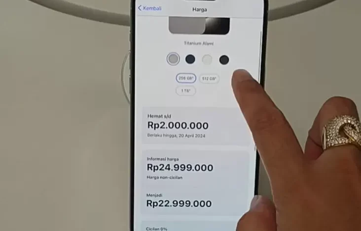 Daftar Harga iPhone Agustus 2024 dari Semua Model