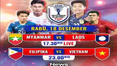 Live di tempat di iNews Piala AFF 2024, Myanmar vs Laos