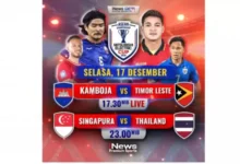 Timor Leste vs Kamboja pada Piala AFF 2024, Sore Hal ini adalah Waktu 17.30 Waktu Indonesia Barat Live pada iNews!