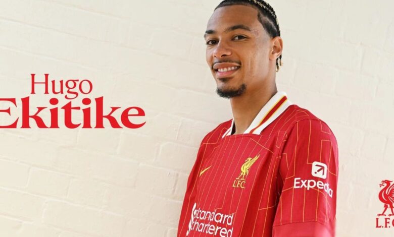 Hugo Ekitike resmi disampaikan sebagai rekrutan anyar Liverpool