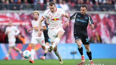 Leverkusen curi poin di area tempat kandang RB Leipzig