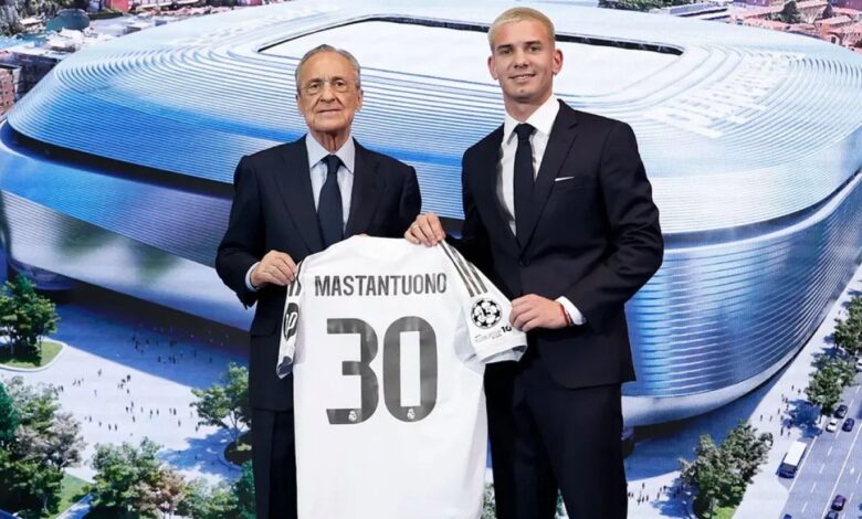 Real Madrid umumkan pengiriman wonderkid Argentina Franco Mastantuono