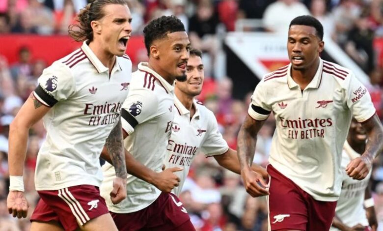 Gol tunggal Calafiori antar Arsenal tekuk Manchester United