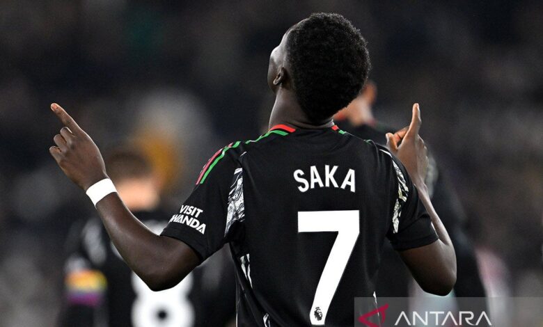 Saka akui Arsenal kewalahan ketika alahkan Manchester United