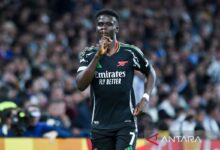Saka juga Odegaard cedera, Arteta cemas jelang hadapi Liverpool