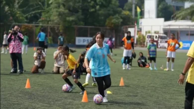 Mana Iwabuchi, Eks Pemain Timnas Jepang, Beri Latihan Sepak Bola Putri di tempat pada Ibukota