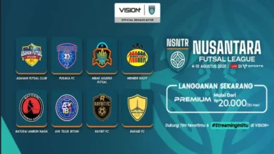 Nusantara Futsal League 2025 Hadir di area di VISION, Streaming Persaingan Ketat Antar Klub Futsal Terbaik!