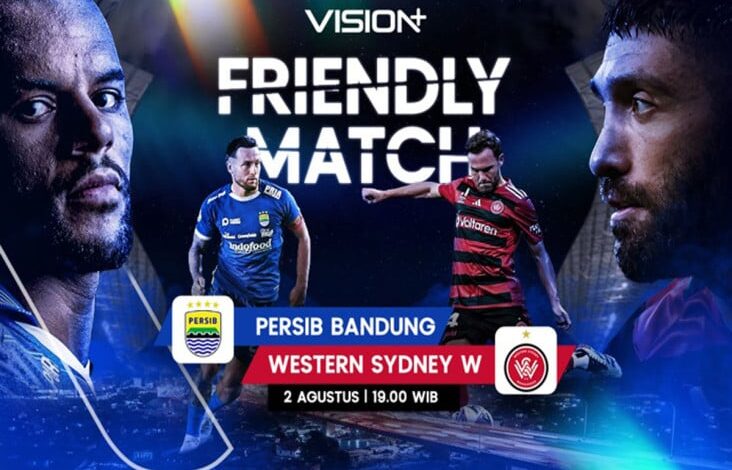 Persib Panas Jelang Musim Baru! Streaming Persib vs Western Sydney Wanderers Eksklusif pada VISION+