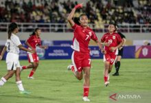 Jadwal timnas putri U-16 Indonesia vs Australia pada tempat semifinal