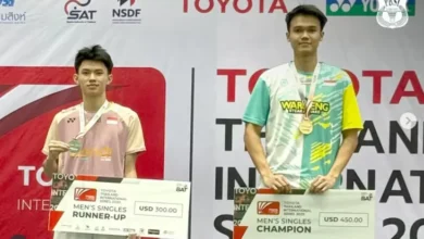 Tunggal Putra Indonesia Kuasai Thailand International Series 2025