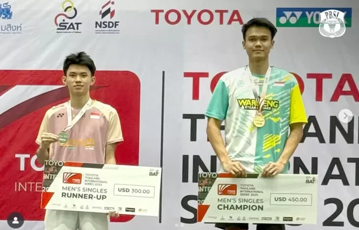 Tunggal Putra Indonesia Kuasai Thailand International Series 2025