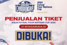 Beli pada tempat Sini! Tiket AQUA Futsal Four Nations Cup 2025 Resmi Dibuka: Ada Aksi Futsal Dunia, Musik Seru & Fanzone!