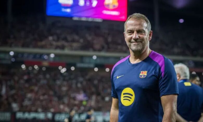 Kalah pada Kejuaraan Champions, Flick akui Barcelona belum selevel dengan PSG