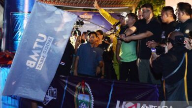 Bobby Nasution lepas pelari Trail of The Kings-Lake Toba UTMB