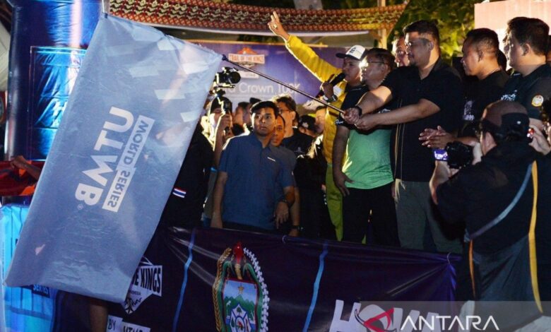 Bobby Nasution lepas pelari Trail of The Kings-Lake Toba UTMB