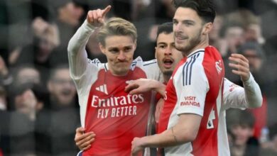 Klasemen Turnamen Inggris: Arsenal unggul dengan selisih empat poin