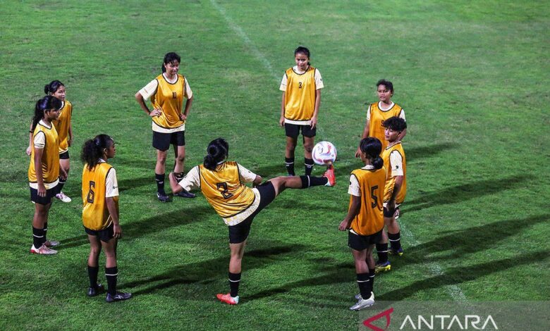 Timnas putri U17 Tanah Air hantam Makau dengan kemenangan 2-0