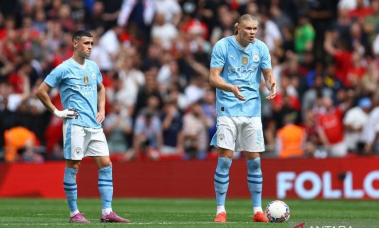 Klasemen Kejuaraan Inggris: Arsenal teratas, disertai Manchester City