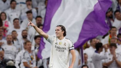 Alvaro Carreras bahagia cetak gol debut pada Real Madrid