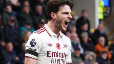 Gol ke gawang Burnley spesial untuk Declan Rice
