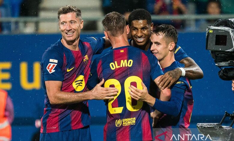 Barcelona kembali ke jalur kemenangan usai hajar Elche 3-1