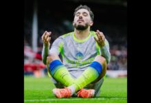 Cetak gol, Cherki senang “pinjam” gaya selebrasi Haaland