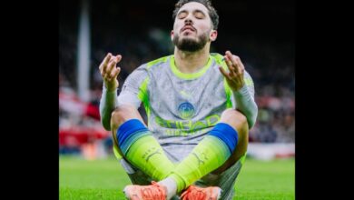 Cetak gol, Cherki senang “pinjam” gaya selebrasi Haaland