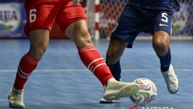 Timnas futsal U-16 Negara Negara Indonesia menang besar 5-0 berhadapan dengan Brunei