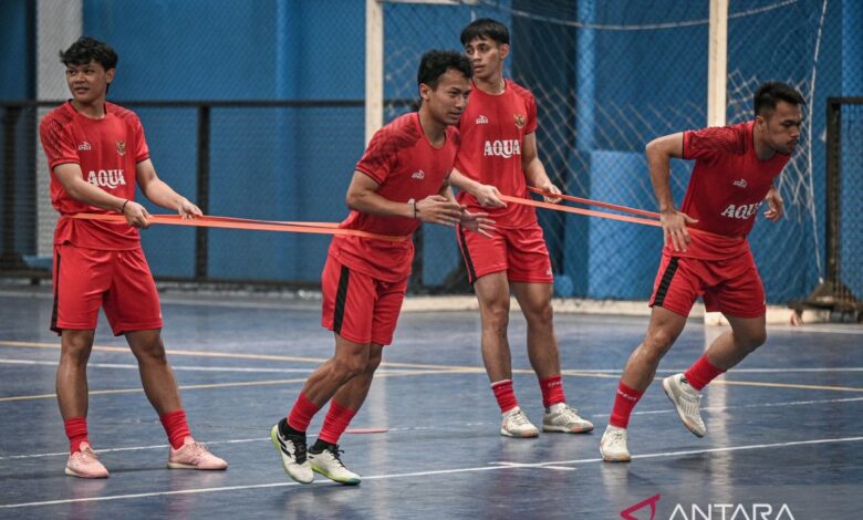 Timnas futsal Tanah Air pesta gol ke gawang Myanmar dalam laga pembuka