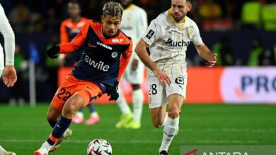 Montpellier kekal ke zona degradasi Ligue 1 usai kalah dari Lens 0-2