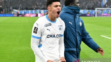 Marseille susah payah amankan kemenangan 3-2 berperang melawan Lyon