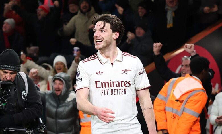 Cetak dua gol, Declan Rice digadang-gadang gelandang terbaik pada bumi