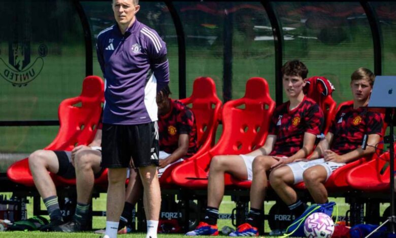 Darren Fletcher, ahli sementara Manchester United