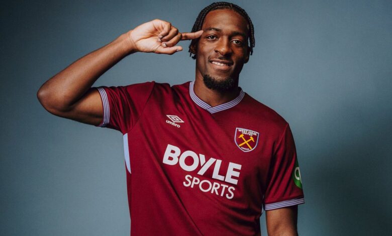 Axel Disasi berkemungkinan debut untuk West Ham di dalam laga lawan Burnley