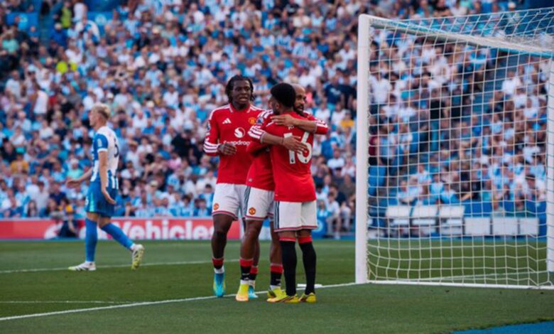 Manchester United menang 3-0 menghadapi Brighton ke matchday terakhir