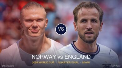 Norwegia akan menghadapi Inggris pada babak perempat final Piala Dunia 2026.