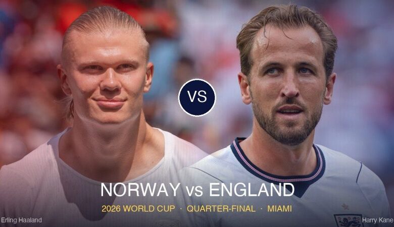 Norwegia akan menghadapi Inggris pada babak perempat final Piala Dunia 2026.
