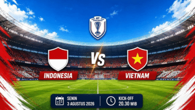 Timnas Indonesia berhadapan dengan Timnas Vietnam pada matchday ketiga Grup A Piala AFF 2026 di Stadion Pakansari, Senin 3 Agustus 2026. Laga Indonesia vs Vietnam akan dimulai pukul 20.30 WIB, live di RCTI, GTV, iNews, dan Youtube YB (Reza Arab).